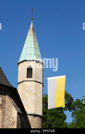 Kirche Servatiikirche, Münster in Westfalen, Nordrhein-Westfalen, Deutschland Ich Servatiikirche, Münster in Westfalen, Baden-Württemberg, sind Stockfoto