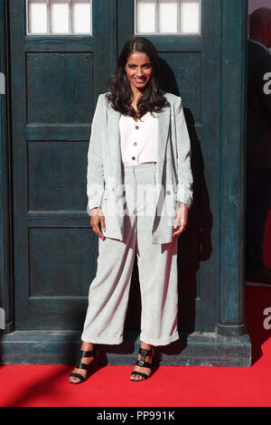 Mandip Gill an den Arzt, der Premiere auf der Light Kino im Moor, Sheffield statt. Bild Datum: Montag, September 24, 2018. Siehe PA Geschichte SHOWBIZ DrWho. Photo Credit: Danny Lawson/PA-Kabel Stockfoto