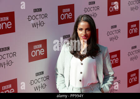 Mandip Gill an den Arzt, der Premiere auf der Light Kino im Moor, Sheffield statt. Bild Datum: Montag, September 24, 2018. Siehe PA Geschichte SHOWBIZ DrWho. Photo Credit: Danny Lawson/PA-Kabel Stockfoto