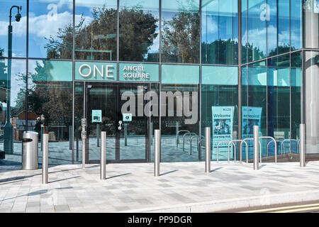 Einen Engel Square, Northampton, England, die Büros von Northamptonshire County Council, September 2018. Stockfoto