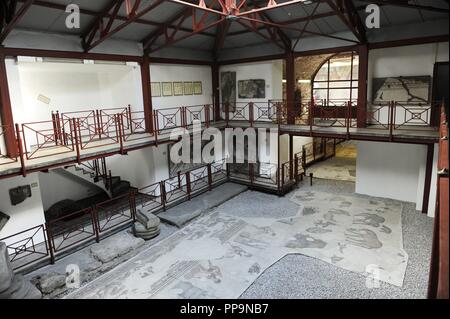 Großer Palast Mosaik-Museum. 4.-6. Jahrhunderte. Istanbul. Turkei. Stockfoto