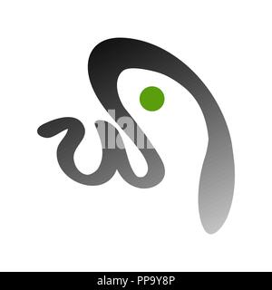 Trendy abstrakt, lebendige, farbenfrohe und Symbol, Element Stock Vektor