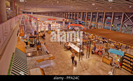 Bodrum Milas Flughafen internationale Abflüge Concourse, Provinz Mugla, Türkei. Stockfoto