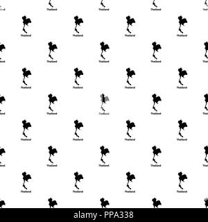 Thailand-Kartensymbol, einfachen Stil Stock Vektor