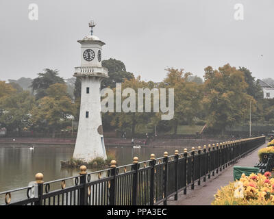 Blick auf Roath Park in Cardiff Stockfoto