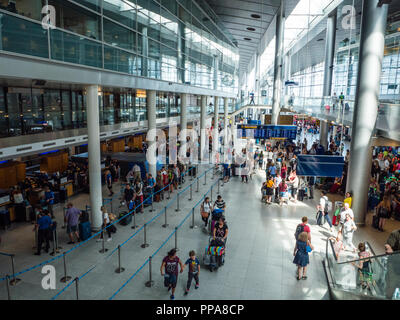 Flughafen Kopenhagen, Kopenhagen, Amager, Dänemark, Europa. Stockfoto