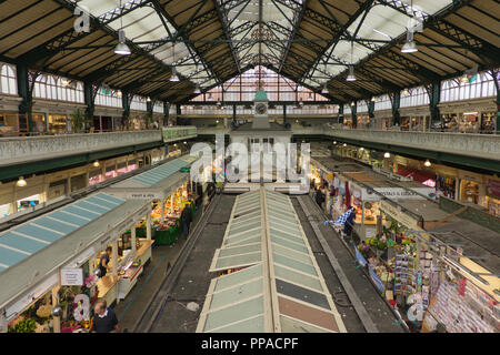 In Cardiff Markthalle in Cardiff Wales Stockfoto