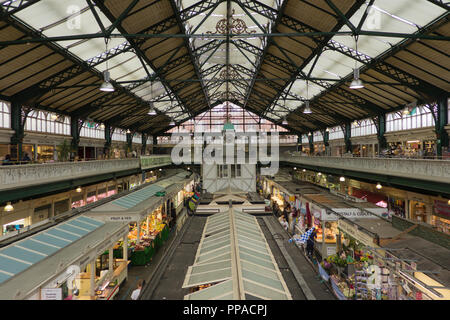 In Cardiff Markthalle in Cardiff Wales Stockfoto