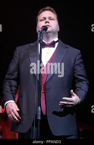 Paul Potts führt in Konzert im Seminole Hard Rock Hotel und Kasino in Hollywood, Florida am 14. Juli 2009. Stockfoto