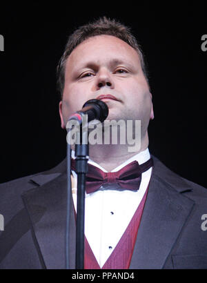 Paul Potts führt in Konzert im Seminole Hard Rock Hotel und Kasino in Hollywood, Florida am 14. Juli 2009. Stockfoto