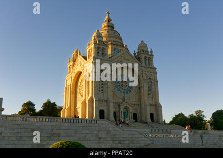 Das Santuario de Santa Luzia, Viana do Castelo, Portugal Stockfoto