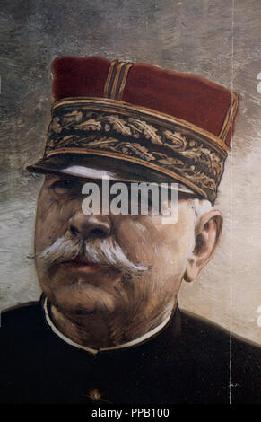 Joseph Joffre (1852-1931). Französischer General im ersten Weltkrieg. Gravur. des 20. Jahrhunderts. Stockfoto