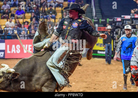 Fairfax, Virginia, USA. 23 Sep, 2018. CODY CAMPBELL in Aktion in der zweiten Nacht der Konkurrenz an EagleBank Arena in Fairfax, Virginia statt. Credit: Amy Sanderson/ZUMA Draht/Alamy leben Nachrichten Stockfoto