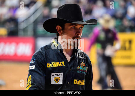 Fairfax, Virginia, USA. 23 Sep, 2018. MATT TRIPLETT in Aktion in der zweiten Nacht der Konkurrenz an EagleBank Arena in Fairfax, Virginia statt. Credit: Amy Sanderson/ZUMA Draht/Alamy leben Nachrichten Stockfoto