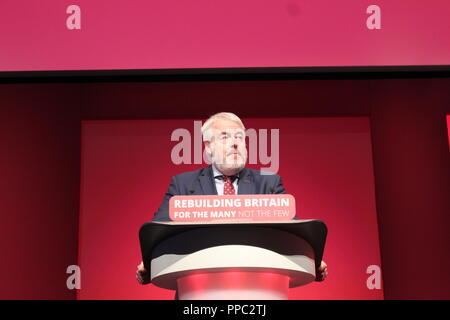 Liverpool, Großbritannien. 24. Sep 2018. Labour Party Konferenz Stockfoto