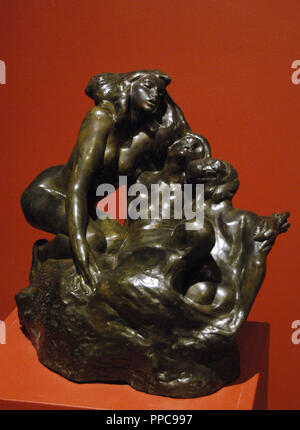 Auguste Rodin (1840-1917). Französischer Bildhauer. Sirenen, (1888). Museum der bildenden Künste. Budapest. Ungarn. Stockfoto