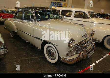 ISTANBUL, Türkei - 01. JULI 2018: Chevrolet Anzeige an Istanbul klassisches Automobil Festival Stockfoto