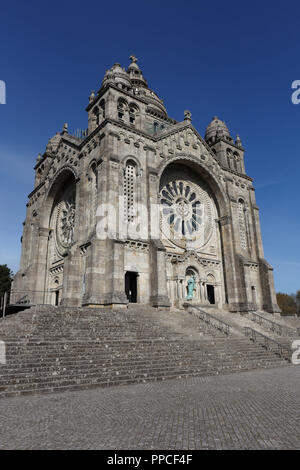 Basilika Santa Luzia in Viana Schloss, in der Nähe von Porto in Portugal Stockfoto