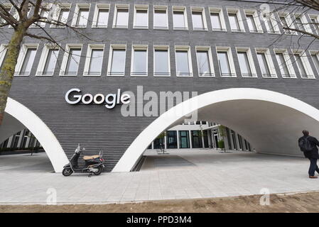 Der Hauptsitz von Google in der Erika-Mann-Straße in München. Stockfoto