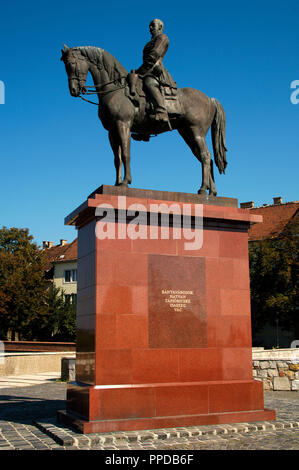 Gˆrgey, Artur (1818-1916). Ungarische Armee Offizier und Held der Ungarischen Revolution von 1848-1849. Reiterstatue. Budapest. Ungarn. Stockfoto