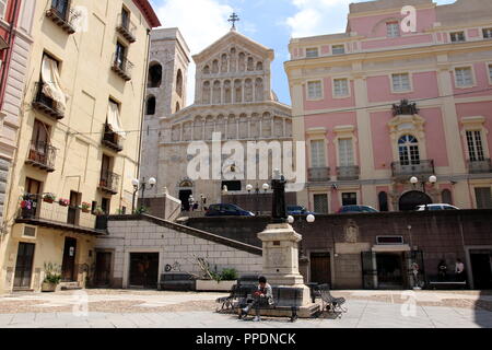 Kathedrale von Cagliari in Sardinien, Italien Stockfoto