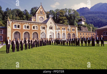 Philharmonic Orchestra vor der Alten Saline Bad Reichenhall, Berchtesgadener Land Deutschland. Stockfoto