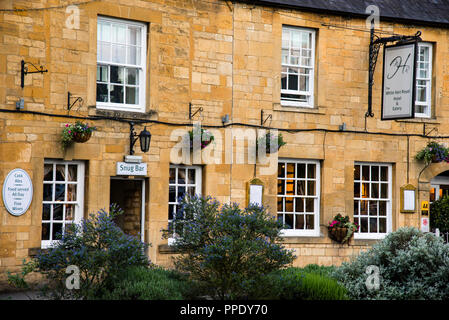 Moreton-in-Marsh Market Town Cotswold Village an der Eisenbahnverbindung von London und Oxford. Stockfoto