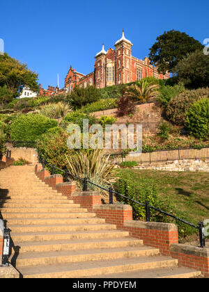 Das Rathaus in der frühen mornuing Sonnenlicht in Scarborough North Yorkshire England Stockfoto