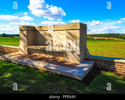 Dantzig Gasse CWGC Friedhof an der Somme Schlachtfeld Stockfoto