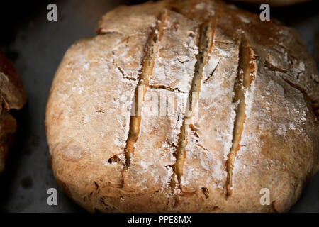 Hausgemachtes Brot Stockfoto