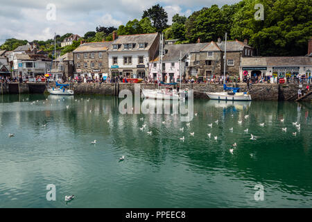 Der Hafen von Padstow Cornwall Stockfoto