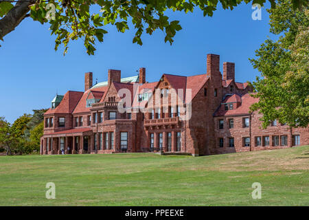 Vineland mansion jetzt Teil der Salve Regina University, Newport, Rhode Island, Newport, Rhode Island Stockfoto