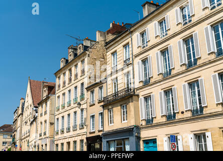 Typisch französische Gebäude in Caen, Normandie Stockfoto