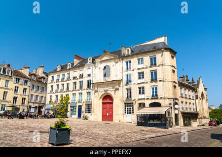 Typisch französische Gebäude in Caen, Normandie Stockfoto