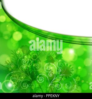 Blumen Sommer Hintergrund. Stock Vektor