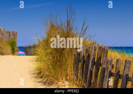 Apulien Strand: Der regionale Naturpark Dune Costiere, Italien. Von Torre Canne Torre San Leonardo der Park umfasst acht Kilometer Küste. Stockfoto