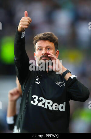 Derby County erste Mannschaft Trainer Chris Jones Stockfoto