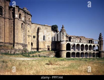 DEPENDENCIAS DEL CONVENTO DE SAN BENITO - SIGLO XVI. Autor: IBARRA JUAN PEDRO DE. Lage: CONVENTO DE SAN BENITO. Alcantara. CACERES. Spanien. Stockfoto