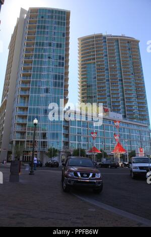 Stadt Tempe, AZ, Tempe Town Lake. Stadt Tempe, AZ, Tempe Town Lake, Phoenix AZ. Stockfoto