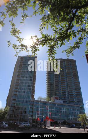 Stadt Tempe, AZ, Tempe Town Lake. Stadt Tempe, AZ, Tempe Town Lake, Phoenix AZ. Stockfoto