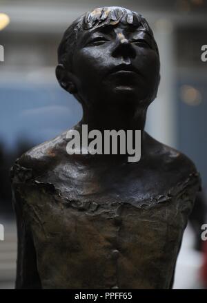 Edgar Degas (1834-1917). Französische Sculteur. Kleine 14 jährige Tänzerin. 1879-1881. Ny Carlsberg Glyptotek. Kopenhagen. Dänemark. Stockfoto