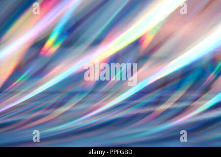 Mehrfarbiger Hintergrund imitieren Hologramm als trendige Kulisse. Stockfoto