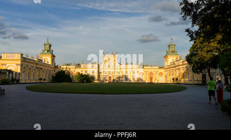 Museum des Königs Jan III Palast in Wilanow Stockfoto