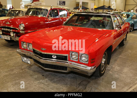 ISTANBUL, Türkei - 01. JULI 2018: Chevrolet Anzeige an Istanbul klassisches Automobil Festival Stockfoto