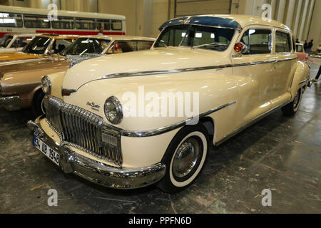 ISTANBUL, Türkei - 01. JULI 2018: DeSoto Anzeige an Istanbul klassisches Automobil Festival Stockfoto