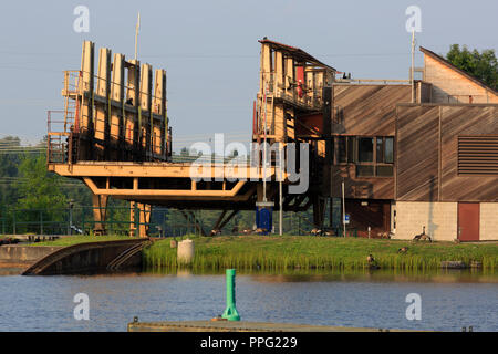 Big Chute Marine Railway, Trent Severn Wasserweg, Ontario Stockfoto