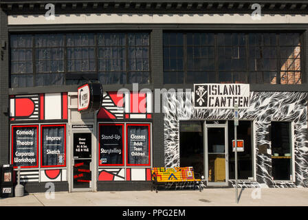 Banff ave Arts District Norfolk Virginia Stockfoto