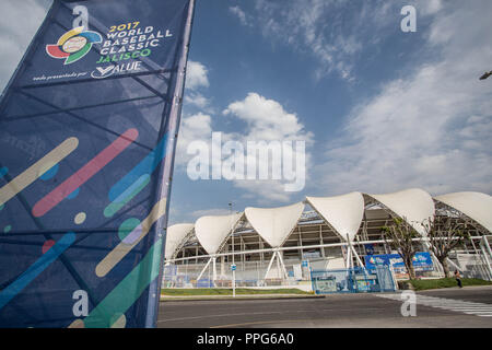 Baseball, Beisbol, WBC, WBC 2017, WBC, MEXIKO, World Baseball Classic, World Baseball Classic Mexiko. Jalisco Stadium in Guadalajara, Jalisco, Mexiko. M Stockfoto