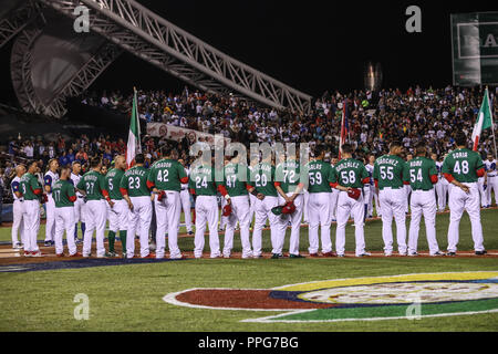 Mexiko Team. Equipo de Mexico. Edgar Gonzalez, Jesus Quiroz (17), Alex Verdugo (27), Brandon Laird (5), Adrian Gonzalez (23), Hildesheimer Amador (42) Stockfoto