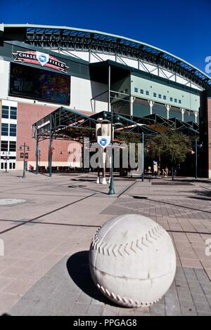 Chase Field Stadion, Heimat von Arizona Diamondbacks Major League Baseball Franchise, MLB. Zentrum von Phoenix Arizona in den USA, USA. (Foto: Lu Stockfoto